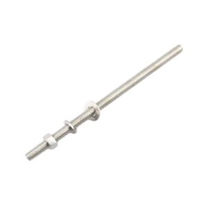 Kit de 10 Varillas Roscadas de 3/8 x 8 in, con Arandelas Planas, Arandelas de Seguridad y Tuercas.