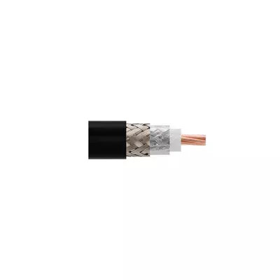 Metro de Cable Coaxial 50 Ohm, LMR600 Ultra Flexible, Cobre Trenzado de Núcleo, Cinta de Aluminio y Malla de Cobre Estañado para el Blindaje