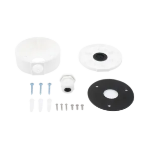 Caja de Conexiones Plástica Compatible con Cámaras epcom / HIKVISION / Uso en Exterior