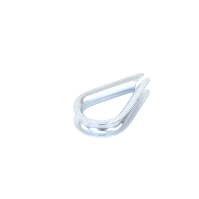 Cuello/ Guardacabo/ Rozadera para Cable de 1/4" de Acero Galv. por Inmersión.