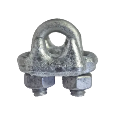 Nudo/ Perro/ Abrazadera Acero Forjado para Cable de 1/8", Galv. por Inmersión en Caliente.