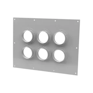 Placa Pasamuro Con Capacidad de 6 Botas de 4"