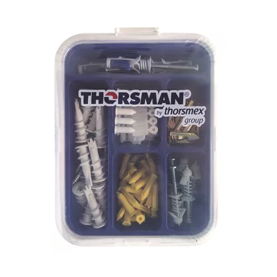 Kit para Sistemas de Fijación en Yeso, Muros Falsos, Tabique hueco, Uso en interiores  (91 piezas)