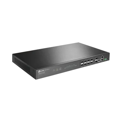 Deltra Stream - OLT de 8 Puertos GPON  / Conexión Hasta 1,024 ONUs / 1 Puerto Gigabit RJ45 Uplink / 2 Puertos SFP+ 10GbE Uplink / Fuentes Redundantes AC-AC (incluidas) /  Administración desde la Nube Sin Costo (DPMS)