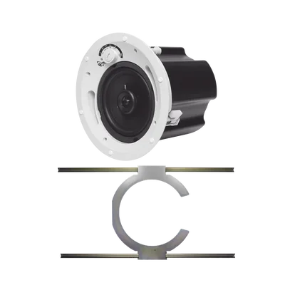 KIT de Bocina de Techo TruAudio de 6.5in CL70V6UL con Soporte de Acero Rígido para Techos Suspendidos