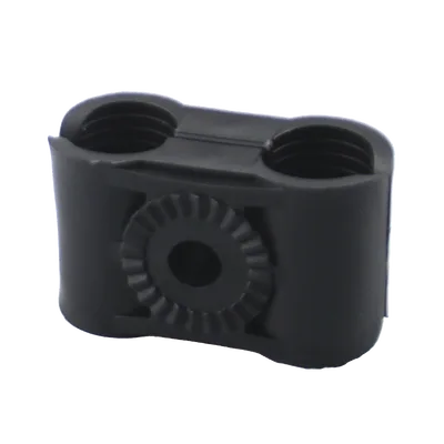 Paquete de 10 Sujetadores Plasticos Para Cable Coaxial de 1/2"