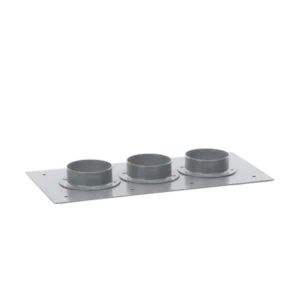 Placa Pasamuros Con Capacidad de 3 Botas de 4"