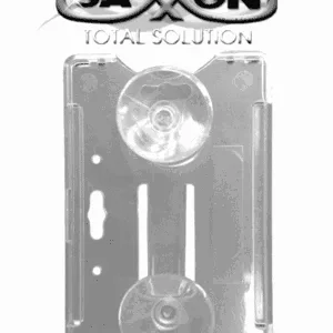 SAXXON ASCBCT2 - Porta Tarjeta de Plástico Transparente / Compatible con Tarjetas o TAG SAXXON de PVC 5pzs