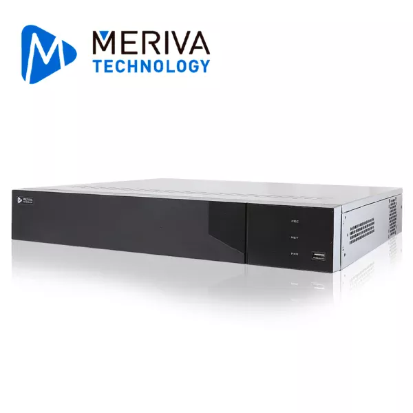 NVR MERIVA TECHNOLOGY 32CH MERIVA TECHNOLOGY MAIN-3216A RECONOCIMIENTO FACIAL / LPR / MIA2.0 / CONTEO / INTRUSION / CRUCE DE LINEA / H.265S / 16 POE / 4K / 4DD 10TB / HDMI 4K + VGA / ONVIF P2P CLOUD N9000