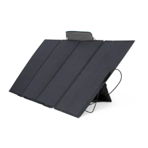 Módulo Solar Portátil y Flexible de 400W Recomendado para Estaciones Portátiles EFD330, EFD350 ó EFD500 / Ajuste de Ángulo / Carga Eficiente / Incluye Cable XT60 a MC4