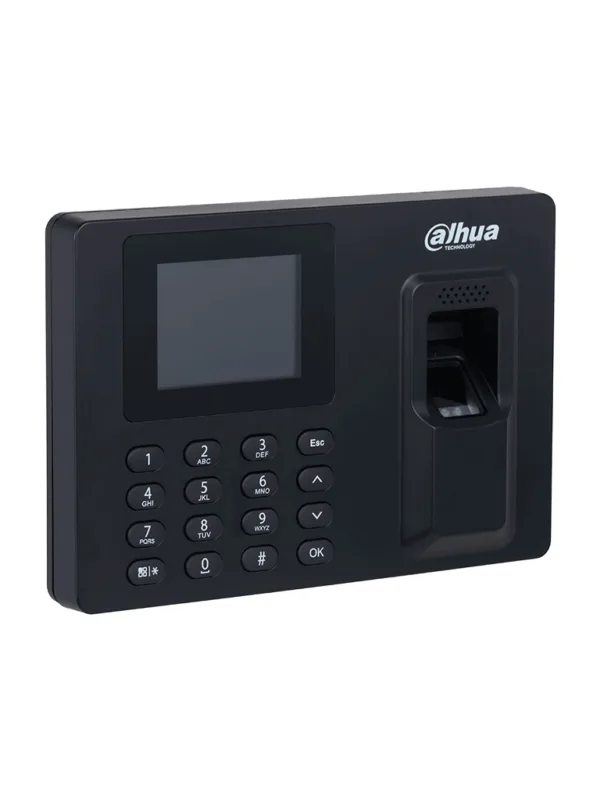 DAHUA DHI-ASA1222E-S - Control de asistencia con pantalla de 2.4", 2,000 huellas, 1,000 usuarios y 100,000 registros. Comunicación TCP/IP, puerto USB para actualizaciones y salida de relevador para timbre. - Image 2