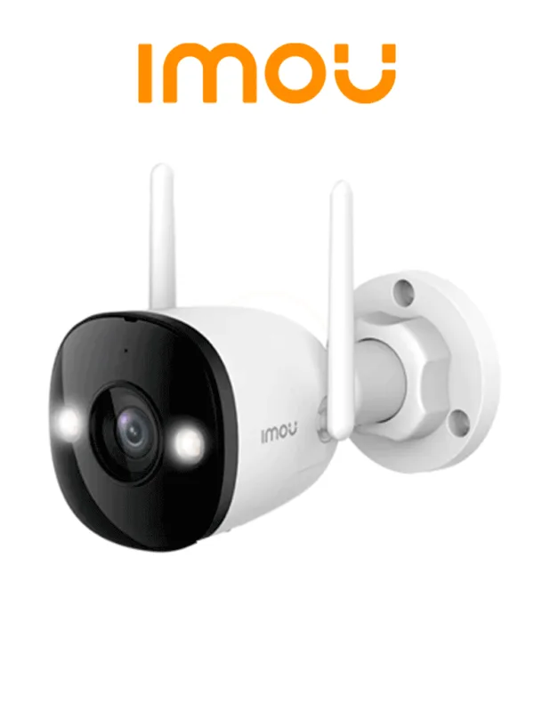 IMOU Bullet 2E 5Mp (IPC-K3DN-5H0WF) - Cámara IP Bullet WiFi de 5MP tiene micrófono integrado, 102° de visión, H.265, lente de 2.8mm, detección de humanos, IR 30m, IP67 y ranura MicroSD. #TopIMOU, #ANIVIMOU