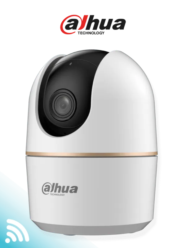 DAHUA DH-H3A - Cámara IP Domo Motorizado Wifi de 3 Megapíxeles con IA, autotracking, audio bidireccional (micrófono y altavoz), sirena integrada, IR de 10 m, detección de humanos y ranura MicroSD #WiFiDahua #ANIVDICW