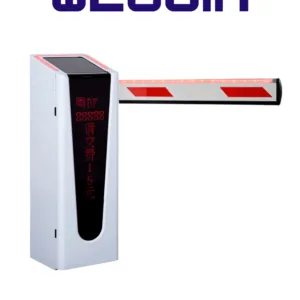 WEJOIN WJCB202VFHL24D - Barrera Vehicular Izquierda Con Led y Display /  Motor 24 VDC / Alto flujo / Brazo Rectangular de 4 Metros / Velocidad 2 Segundos / Dirección Ajustable  #WJ2 #NEW1