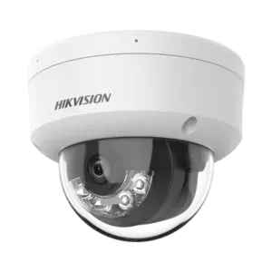 [Dual Light] Domo IP 8 Megapixel (4K) / Lente 2.8 mm / 30 mts IR + 30 mts Luz Blanca / Micrófono Integrado / IK08 / ACUSENSE Lite / Exterior IP67 / H.265 / PoE / ONVIF