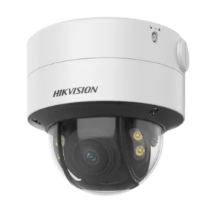 Domo IP 4 Megapixel  Lente 2.8 a 12 mm / Imagen a Color 24/7 (ColorVu) / 40 mts Luz Blanca / WDR 130 dB / Exterior IP67 / IK10 / Captura Facial / ACUSENSE / Micro SD / ACUSEARCH
