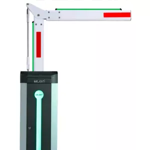 WEJOIN WJCB120VFIL33D90LED - Barrera Vehicular Izquierda con Led / Alto Flujo / Brazo Octagonal Articulado De 3 Metros A 90 Grados / 24 VDC / Velocidad 3 Segundos / Dirección Ajustable #WJ1