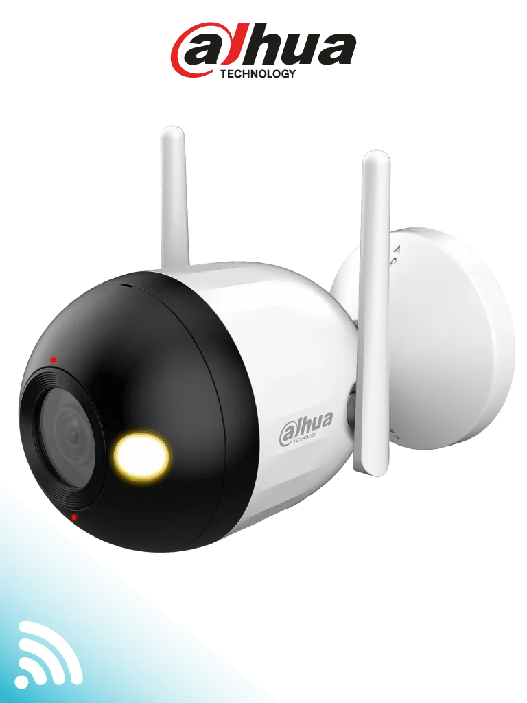 DAHUA F4CN-PV - Cámara IP Bullet WiFi de 4 Megapíxeles/Full Color + Iluminación Dual Intelingente/ Disuasión Activa/ Audio 2 Vías/ Microfono y Altavoz Integrados/ 30 Metros de Iluminación/ IA/ IP67/ #LoNuevo #WiFiDahua #ANIVDICW