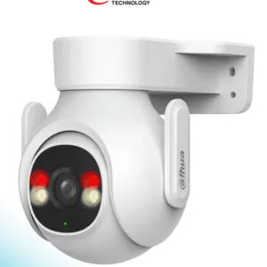 DAHUA DH-P3B-PV- Cámara IP PT WiFi de 3 Megapíxeles con audio bidireccional (micrófono y altavoz), sirena de 110 dB, WiFi 6, detección de personas y vehículos, IP65 y ranura MicroSD. #WiFiDahua #BuenFinDahuaW