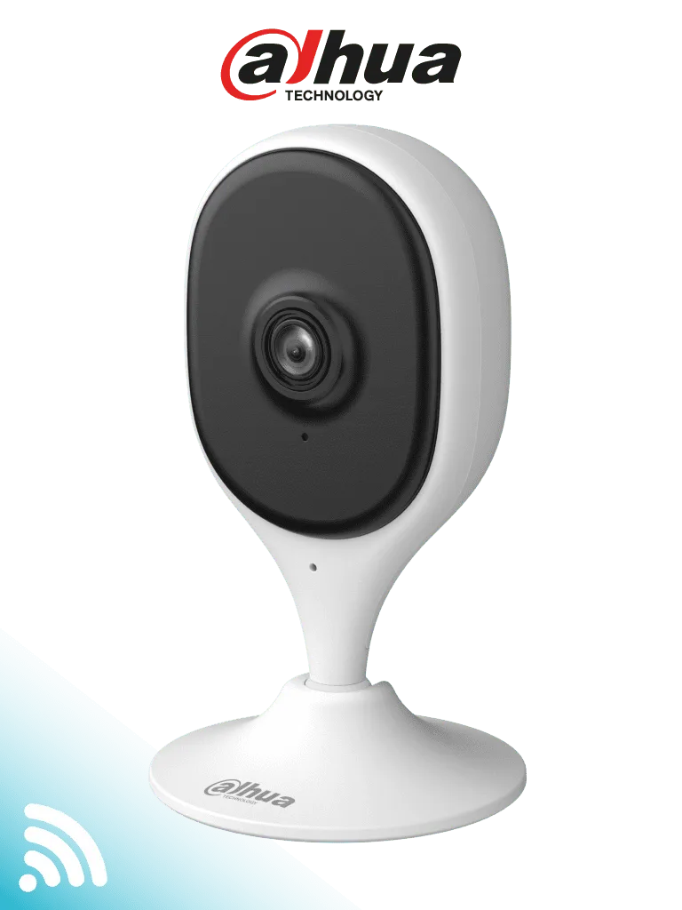 DAHUA DH-C3A - Cámara WiFi IP Cubo de 3MP con IA avanzada para detección de humanos y mascotas. Equipado con WiFi 6, emparejamiento por Bluetooth, audio bidireccional,  IR de 10m, compresión H.265 y alarma de sonido #WiFiDahua #BuenFinDahuaW