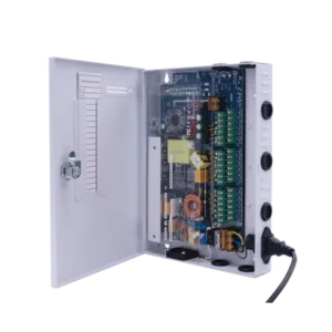 Fuente de poder profesional 11-15 V / 18 canales / 16 A / Hasta 1.8 Amperes por Salida / Protección Contra OV, OC, SC, / Filtro de Ruido por canal