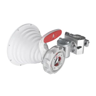 Antena Sectorial Simétrica de 30° / 2x2 / Rango de Frecuencia Extendido: 4900 - 7125 MHz / Ganancia de 18 dBi / Lista para Adaptadores Twistport / Protección IP65