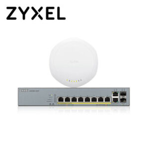 KIT WIFI PROFESIONAL MESH ZYXEL CUBRE MAS DE 6 HABITACIONES INCLUYE 3 NWA1123-ACPRO Y 1 GS1350-12HP