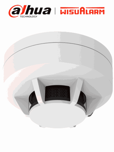 DAHUA WISUALARM DHI-HY-1301 - Detector de Humo Fotoeléctrico Direccionable Dual de 2 Hilos Cumple con Norma Europea EN54-7, Cámara con Detección Dual, Ultra Bajo consumo de Energía, #LoNuevo #DahuaDetección #LoNuevo #Wisualarm