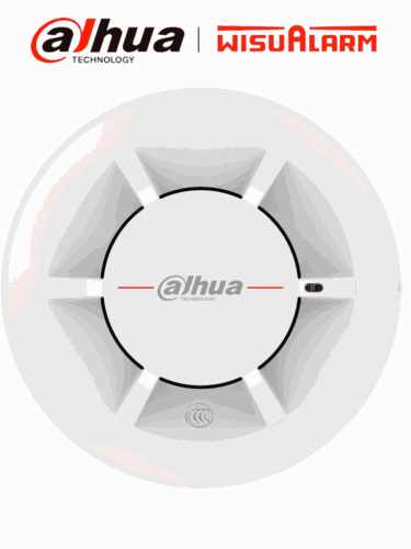 DAHUA WISUALARM DHI-HY-C131 - Detector de Humo Fotoelectrico Convencional de 2 Hilos, Alarma visual y audible Con Cámara Fotoelectrica Dual para Detección Eficiente, Cumple con Estándar EN 54-7:2018, Algoritmo BLC de Ajuste Automático, #LoNuevo #Wisualarm