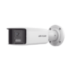 [ PROTECCIÓN ACTIVA ] Bala IP Panorámica 4 Megapixel / 2 Lentes 2.8 mm (180°) / Imagen a Color 24/7 (ColorVu) / PoE / WDR 130° / IP67 / ACUSENSE / Luz Estroboscópica y Alarma Audible / 40 mts Luz Blanca / Micro SD