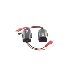 Balun Extensor de audio analogo estereo RCA a RJ45  / Distancia 800 mts/  Cable CAT5-6 / Conector 100% COBRE / protección TVS, Calidad PREMIUM