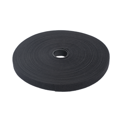 Cinta de Contacto Autoadherente Color Negro / 1.6 cm x 25 metros / Espalda con Espalda (Gancho y Bucle) - Image 3