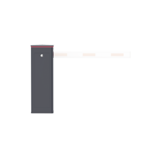 Barrera Vehicular Izquierda / Soporta Brazo ARTICULADO de Hasta 4 Metros / Final de Carrera Ajustable Por Programación / Tiempo de Apertura de 3 Segundos / Con Corona Led Semaforizada