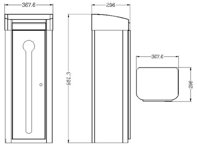 WEJOIN WJCB120VFIL33LED - Barrera Vehicular Izquierda con Led / Alto flujo / Motor 24 VDC / Brazo Rectangular de 3 Metros / Velocidad 3 Segundos / Dirección Ajustable - Image 2