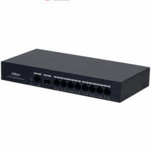 DAHUA DH-PFS3110-8GT-65 - Switch PoE inteligente con 8 puertos Gigabit, 60W de potencia total y switching de 20 Gbps. Ideal para alimentar y conectar dispositivos IP con protección contra descargas eléctricas. #Anivdahua2 #MCI1Q125