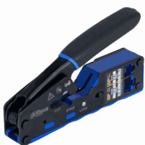 DAHUA DH-PFM914 - Herramienta de Terminado y Corte de Plugs RJ45 y RJ11 Pass Trough/ Multifunciones Cortador y Pelador de Cable Fabricada en Acero A3, Mango Ergonomico PP y TPR/ #LoNuevo