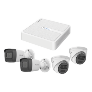 Kit IP 2 Megapixel / NVR de 8 Canales con 8 Puertos PoE / 2 Cámaras IP Bala para Exterior / 2 Cámaras IP Domo para Exterior