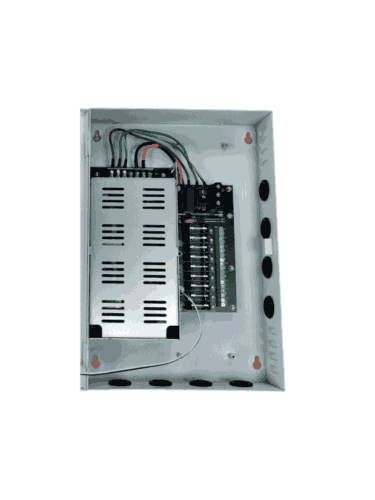 DAHUA DH-PFM342-9CH - Fuente de Poder de 12 Vcc 10 Amper/ Con Distribuidor para 9 Camaras/ Indicadores Led por Canal/ Voltaje de Entrada de 90 Vca-264V/ Fusibles Intercambiables/ Gabinete Metalico con Cerradura/ Protección Contra Descargas/ - Image 3