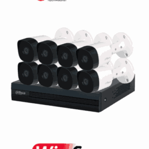 DAHUA KIT/XVR1B08-I/8-B2A21N-U - Kit con DVR Cooper-I WizSense de 8 Canales ofrece 8 cámaras de 2 MP con visión 1080p, tecnología de IA y compresión H.265+. Admite hasta 10 canales IP, incluye SMD Plus y permite búsqueda de personas y vehículos #LoNuevo