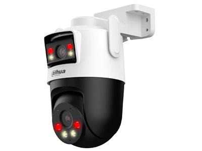 DAHUA IPC-WPT1339DD-SW-3E2-PV -Cámara IP PT Wifi Dual de 6 MP/ Dos lentes de 3 MP cada uno (fijo y PT), Iluminador Dual Inteligente, IR 50m, Microfono y Altavoz Integrados, IA, Autotracking, Disuasión activa, Ranura MicroSD, IP66#LoNuevo #DDPT #DHWifi - Image 2