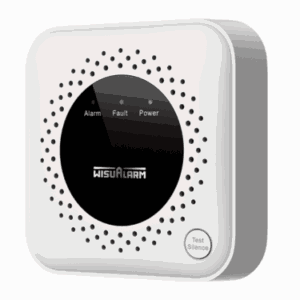 DAHUA WISUALARM DHI-HY-GA40A -Detector de gas metano (CH₄) autónomo, sensor de gas catalítico, salida de relevador, salida de válvula, detección de temperatura ambiente, alarma de 70 dB, LED indicadores, certificación CE, #LoNuevo #Wisualarm
