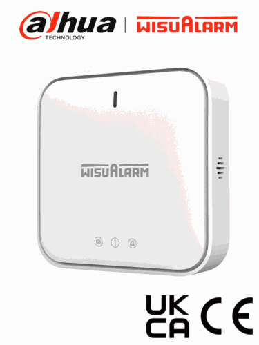 DAHUA WISUALARM DHI-HY-GW01A - Gateway Inalámbrico con comunicación dual Ethernet y WiFi, Cuenta con 4 indicadores LED, Centraliza hasta 24 dispositivos Wisulink para monitoreo a través de la nube, #LoNuevo #Wisualarm #V1