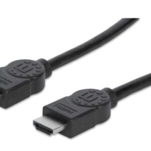 Cable HDMI 4K - 306126 Cable HDMI Macho a HDMI Macho - Blindado, 4K@30Hz, 3D, Negro, 3m.