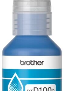 Tinta - Botella de tinta Brother BTD100C cian - rendimiento aproximado 5, 000 páginas, compatible con DCPT230, DCPT530DW, DCPT730DW, MFCT930DW