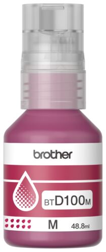 Tinta - Botella de tinta Brother BTD100M magenta - rendimiento aproximado 5, 000 páginas, compatible con DCPT230, DCPT530DW, DCPT730DW, MFCT930DW