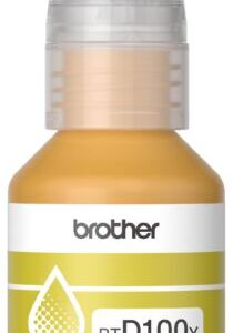 Tinta - Botella de tinta Brother BTD100Y amarillo - rendimiento aproximado 5, 000 páginas, compatible con DCPT230, DCPT530DW, DCPT730DW, MFCT930DW