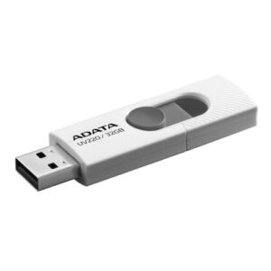 Memoria USB - Memoria USB ADATA UV220 - Color blanco, 32 GB, USB 2.0