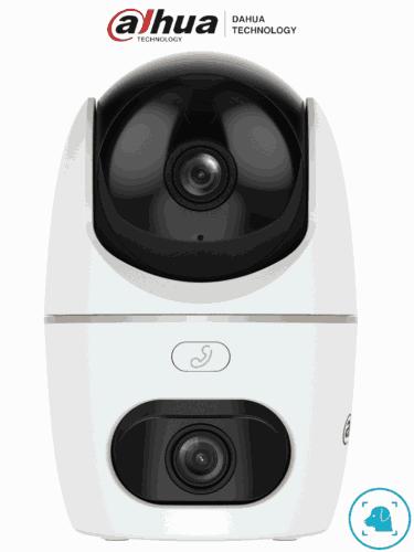 DAHUA DH-HPT1539DD-STW-5E2-IL - Cámara IP PT Dual de 10 Megapixeles/ Hero/2 Lentes de 3k/ 30 de IR y Luz Visible/ Boton de Llamada/ Audio 2 vías/ Deteccion de Humanos y Mascotas/ Disuación activa/ AutoTracking/ Ranura MicroSD/ (H5D-5F) #LoNuevo #CW#DHWifi