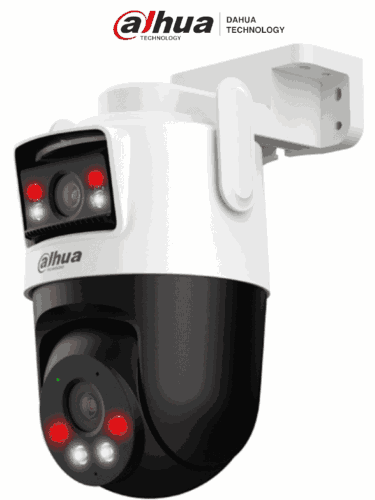 Dahua IPC-WPT1539DD-SW-5E2-PV - Cámara IP PT Wifi Dual de 10 MP, 2 Lentes de 5 MP cada uno (Fijo y PT), Iluminador Dual Inteligente/ IR de 50m, Microfono y Altavoz Integrados, IA, Autotracking, Disuación activa, Ranura MicroSD, IP66 #LoNuevo #DDPT #DHWifi