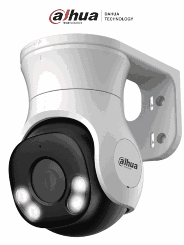 DAHUA  DH-HAC-PT1509AN-A-LED-0280B-S2 - Cámara PT de 5 Megapíxeles Full Color HDCVI, lente de 2.8 mm, visión nocturna de 40 m con LEDs, micrófono integrado y un amplio ángulo de 106°, con IP66 y Super Adapt. #LoNuevo